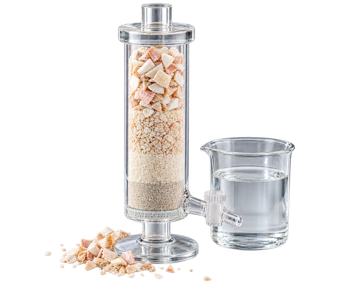 Filtration media material or product cutout
