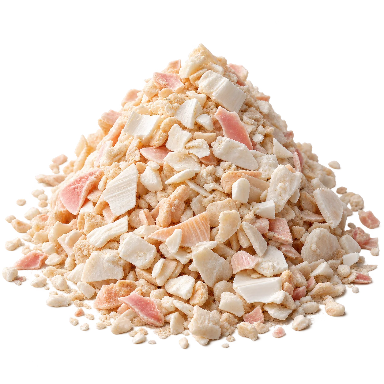 Poultry calcium material or product cutout